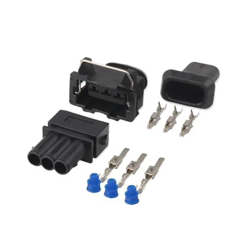 automotive connectors 1/5 Set 3 Pin Automotive Connector 357972763 357972753 easy replacement(Female Male,5 Sets)