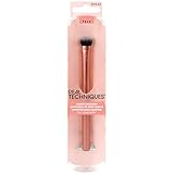 Real Techniques Expert Concealer Brush, Conceal Under Eyes & Cover Blemishes, Makeup Brush For Blending Liquid & Cream Concealer, Brighten Dark Circles, Cruelty-Free, Soft Bristles, 1 Count