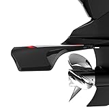 STINGRAY HYDROFOILS - XR4 Senior Hydrofoils for 40-300 hp Boats (Black) - Perfect for Water Skiing, Wakeboarding, Tubing - Engine Stabilizer Fins for Outboard/Outdrive Motors - Made in The USA