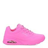 Skechers Women's Uno-Stand on Air Sneaker, HOT Pink, 8.5