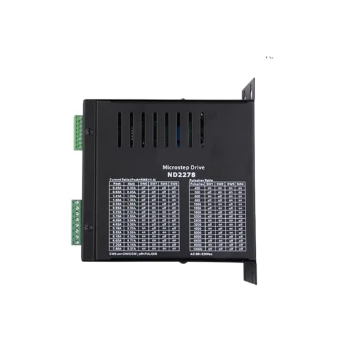 MUOFFQHA ND2278 Motor Driver 80-220VAC 7.8A Micro-Step Drive NEMA34 NEMA23 2-Phase Stepper Motor(ND2278)