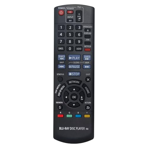 OFEBDEW N2QAYB000575 Remote for Panasonic DVD Remote Control Replacement, No Programming, Remote Compatible for Panasonic Blu-ray Disc DVD Player Models DMP-BD75 DMP-BD755 DMP-MST60 DMP-MS10