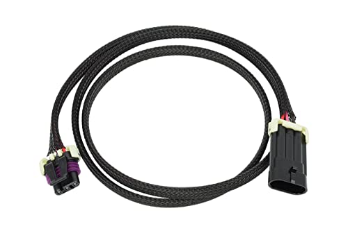 ICT Billet Wire Adapter Harness 48" LS CMP Camshaft Position Sensor Compatible with Gen III Harness Connector to Gen IV Timing Cover Sensor WACAM30-48