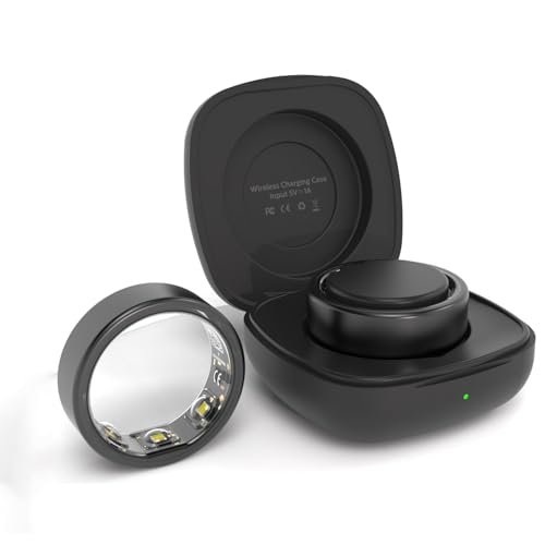 Halo Ring Smart Ring Latest 2024 Gen - No Monthly Subscription, Our Most Comprehensive Smart Health Ring, Men’s and Women’s Health, Fitness, Sleep, Black, Size 8