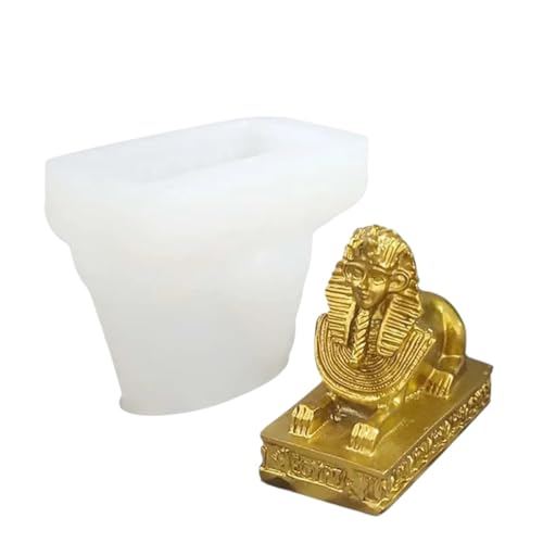 New For Arrival 2025 Sphinx Silicone Mold DIY Fondant Cake Decorating Tools Egypt Pharaoh Sphinx Styles Aromatherapy Candle Handmade Mould Tray Mold Decoration Kitchen Accessories Creative Gift