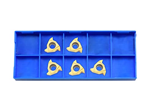 Shars ZCC 5 PCS External Threading Insert AG60 V Partial Profile Carbide YBG201 424-1381(5) !(
