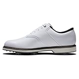 FootJoy Men's FJ Originals Golf Shoe, White/White, 10