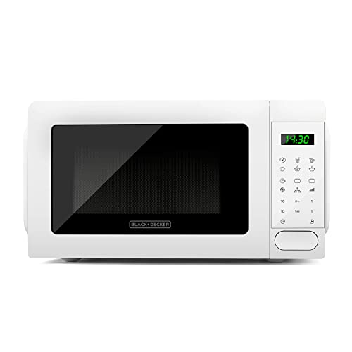 Black+Decker BXMZ701E Microwave 20 Litres, 18/10 Steel