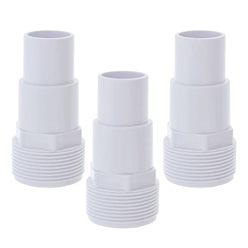 U.S. Pool Supply Replacement Universal Combo Hose Adapter, 1-1/4" or 1-1/2", 3 Pack - Fits Above-Ground Pool Pump, Filter, Skimmer - Compatible with Hayward SPX1091Z7 or SPX1091Z4, Swimming Pool