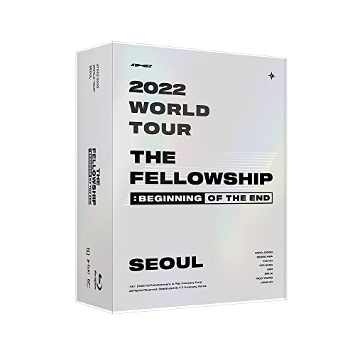 KQ Entertainment [Blu-ray] ATEEZ - ATEEZ THE FELLOWSHIP : BEGINNING OF THE END SEOUL Blu-ray +Extra Photocards Set, 152 x 202 x 44 mm (124005)