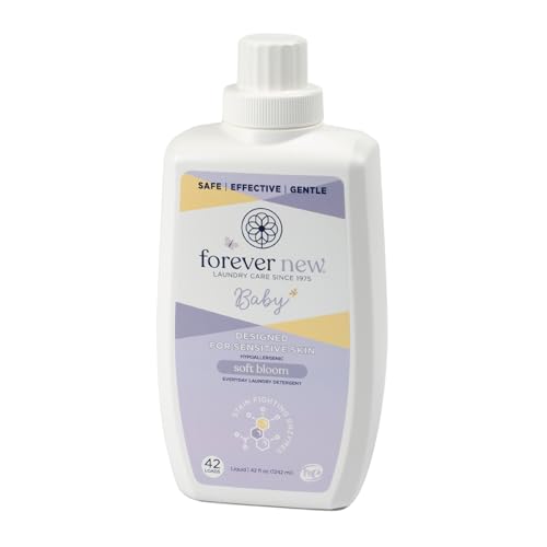 Everyday Baby Liquid Laundry Detergent | Soft Bloom Scent| Hypoallergenic | Gentle on baby's sensitive skin | Enzymed-Based | Odor Control | 42 fl oz