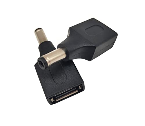 USB to DC Power Adapter, Traovien USB A 2.0 Female to DC 5.5x2.1mm Male 5V Connector Power Charging Adapter for USB A Charging Device and for Laptop PC (2Pcs) (USB F/5.5 * 2.1 M)