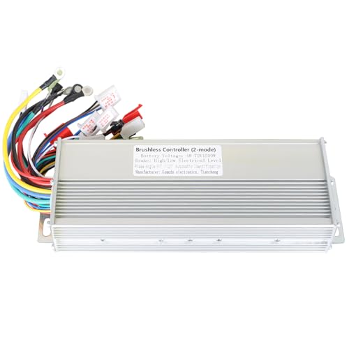 WFLNHB 48/72V 1500W Brushless DC Electric Motor Speed Control Box(2-mode) Replacement for Electric Bicycle Scooter