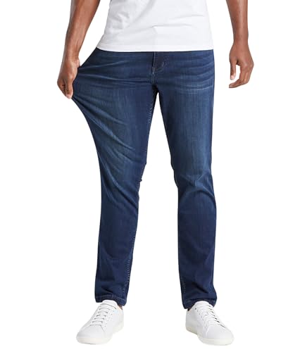 Mugsy Fultons Men’s Jean - Classic Fit Blue Denim Jeans for Men - Comfortable & Flexible Pants for Men - True to Size