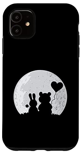 iPhone 11 Cute Bunny Bear Love Couple Valentine's Day Rabbit Lover Case