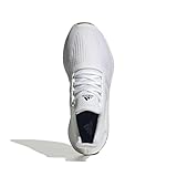 adidas Men's Swift Run Sneaker, White/White/Core Black, 11.5