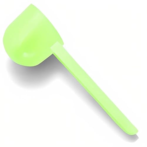 5 Gram Measuring Smidgen Micro Scoop 10 Ml PP Lab Measuring Mini Spoons for Powder Measurement or Baking - Static-free Plastic Tiny Scoops for Grams Small Measure Pack of 15 (Green)