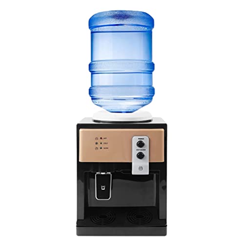 Top Loading Cooler Dispenser for 5 Gallon Bottle Desktop Electric Hot and Cold Dispenser, 3 Temperature Settings Boiling Water, Normal Ice Water（46-59℉） for 1 to 5 Gallon Bottles