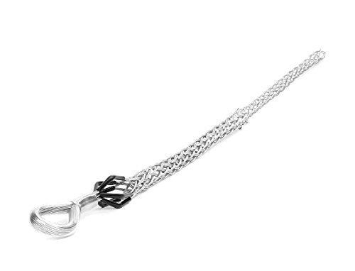 Woodhead 35935 Pulling Grip, Medium Duty, Flexible Eye, Short Length, 8100lb Approximate Break Strength, 26.00" Mesh Length, 1.50–1.99" Cable Diameter