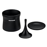 Normcore 54mm Magnetic Dosing Cup, Espresso Dosing Cup, Barista Coffee Grinder Dosing Tools Fit 54mm Breville Sage Portafilter Basket, Matte Black Anodized Aluminum