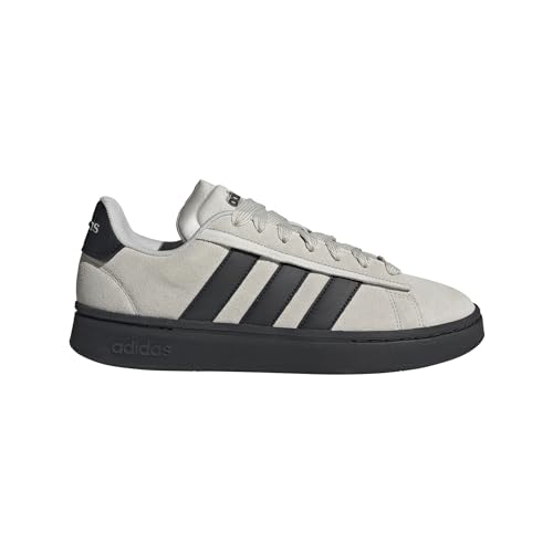 adidas Men's Grand Court Alpha 00s Sneaker, Grey/Black/Black, 10