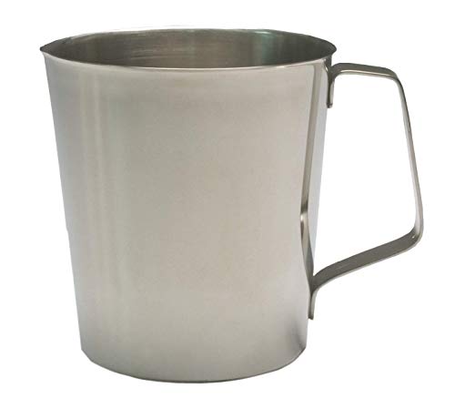 Grafco Measuring Beaker, 32 Oz Stainless Steel Graduated Beaker with Handle, Laboratory Equipment, 3245