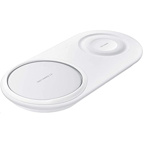 Samsung Wireless Charger DUO Pad, Fast Charge 2.0 (US Version with Warranty) - White