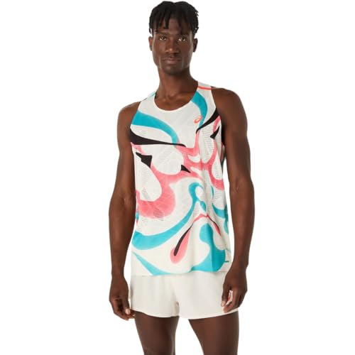 ASICS Men's Limited Series METARUN Singlet Running Apparel, XL, Birch