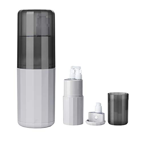LTHH JSXC1 portable travel toiletry set, refillable, unisex, good helper for business trips and outdoors, can board the plane (grey)