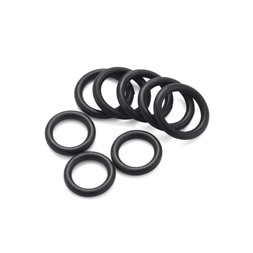 Boxonly Nitrile Rubber O-Rings 39mm OD 32mm ID 3.5mm Width Metric Sealing Washer Round O-Ring Gasket O Rings Seal Grommets, Black, Pack of 50
