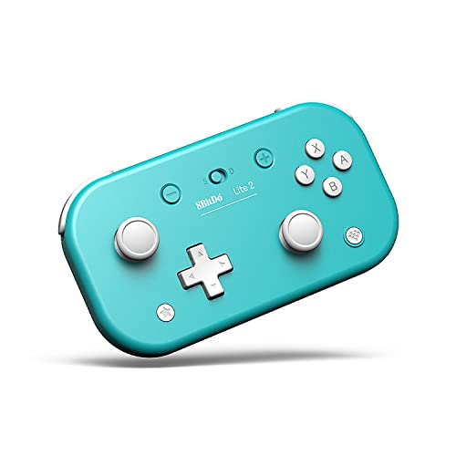 8Bitdo Lite 2 Bluetooth Gamepad for Switch, Switch Lite, Android and Raspberry Pi (Turquoise)