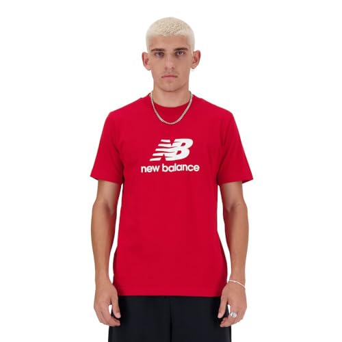 New Balance Men's Sport Essentials Logo T-Shirt, Team Red, Medium