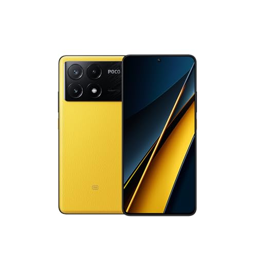 Xiaomi Poco X6 Pro 5G + 4G Lte (for Tmobile Mint Tello & Global) (512GB + 12GB) Dual Sim Gsm 6.67" 64Mp Triple Camera (Yellow)