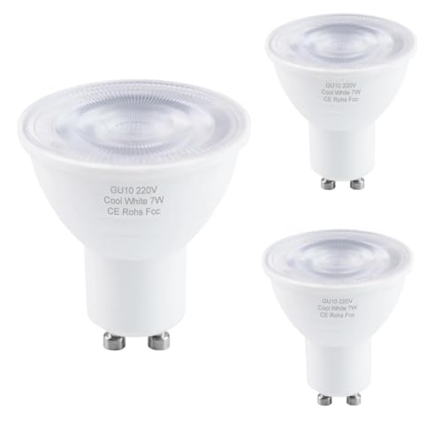 3pcs GU10 220V Dimmable LED Bulbs 3W 6W 9W 12W Spotlight LED Spotlight 2835SMD Lampe Led,Natural Light,6W - 3pcs