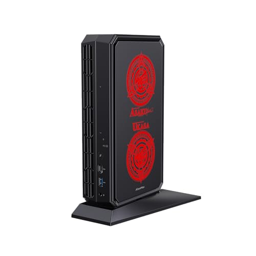 AtomMan G7 PT MINI PC Barebone with AMD Ryzen 9 7945HX, 16C/32T,8 GB GDDR6 AMD Radeon RX 7600M XT Mini Gaming PC, HDMI2.1/DP2.0/USB-C,WiFi7,BT5.4,2.5G LAN,2xPCIe4.0&PCIe5.0 SSD Slots
