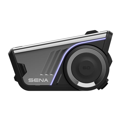 Sena 60S Motorcycle Communication Headset with Wave, Mesh, and Bluetooth Intercom, 2nd Generation Sound by Harman Kardon
