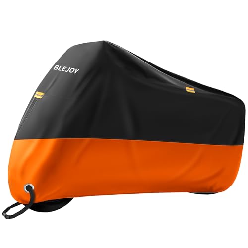 BLEJOY Bike Cover Waterproof Outdoor - Bicycle Covers for 1 or 2 Bikes - 420D Heavy Duty Rain Sun UV Dust Wind Proof Cover for Electric Mountain Road Bike