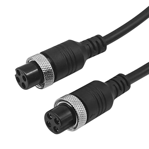 GX16 4 Pin Cable Double Female Head Aviation Cordset, GX16 4 Pin Female to Female Aviation Connector Adapter Cable(16.4ft/5 Meter)