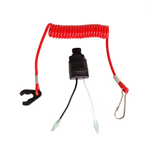 Boat Motor 688-82575-01 688-82575-02 Emergency Flameout Kill Stop Switch Safety Assy for Yamaha Outboard Engine 9.9HP 40HP 50HP 60HP 150HP 200HP 225HP 250HP