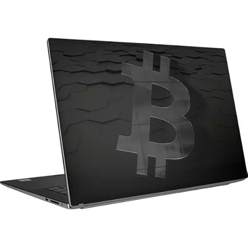 Skinit Decal Laptop Skin Compatible with Dell XPS 15 9500 (2020) - Skinit Originally Designed Bitcoin Textured Logo Design