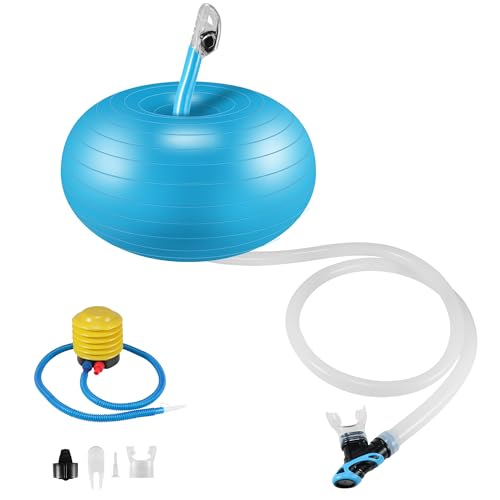 Xyuee Underwater Breathing System with 6.5FT Telescopic Hose, Portable Motorless/Tankless Diving Snorkel Breathing Equipment for Snorkeling/Scuba Diving/Pool Swimming/Underwater Adventure/Fishing