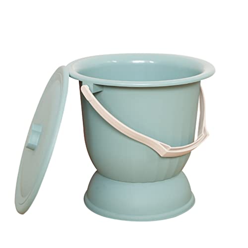 Ipetboom Spittoon Urine Bucket Portable Bedpans Urine Bucket with Lid Urine Storage Pot Elderly Cars for Porta Potty for Camping Kids Urine Pot Universal Plastic Stroller Man