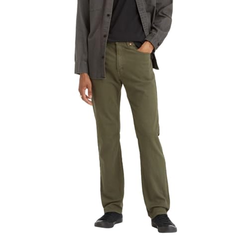 Levi's Men's 505 Regular Fit Jeans (Also Available in Big & Tall), (New) Olive Night