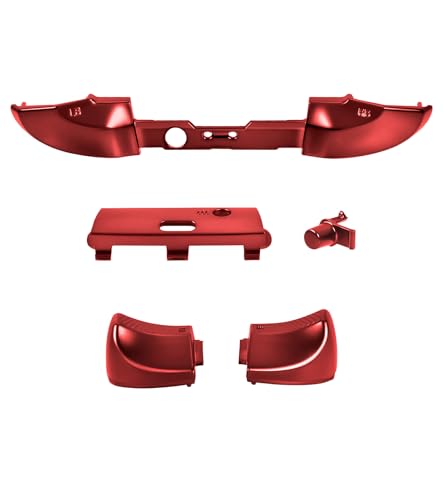 Ceozon Replacement Accessories LB RB LT RT Bumper Trigger Buttons Repair Kit for Xbox Elite Controller 2, Elite Series 2 Controller Red