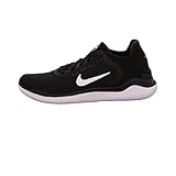 Nike Men's Free Rn 2018 Running Shoe, Black Black White 001, 11.5