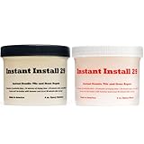 Instant Install 29 – 8 Ounce Epoxy Permanent Repair Kit – Granite, Marble, Porcelain, Quartz, & Tile – Chips/Cracks – Re-Bonds/Rebuilds Missing Pieces – Dry in 29 Minutes – Tint-Able with EZ-Tint