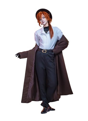 OSIAS Women's Bungo Stray Dogs 10th Nakahara Chuya Cosplay Costume (L)