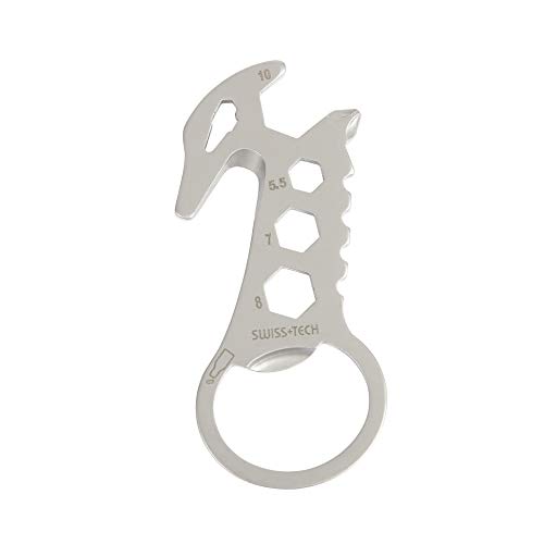 SWISS+TECH ST029012 8-in-1 Every Day Carry (EDC) Multi-Tool, Card Style (Single Pack)