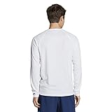 Speedo mens UV Swim Shirt Easy Long Sleeve Regular Fit,White,Large