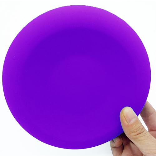 Silicone disc yoga anti-slip mat, fitness sports knee and elbow pads disc mat (purple)
